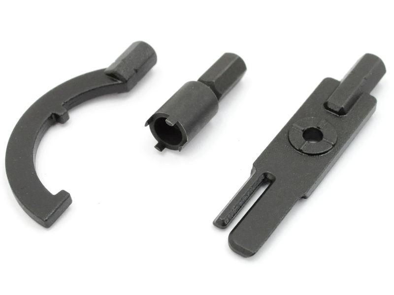 AR15 Basic Kit (A2 Front Sight Bit, Castle Nut Wrench, Bolt Carrier Group Scraper)