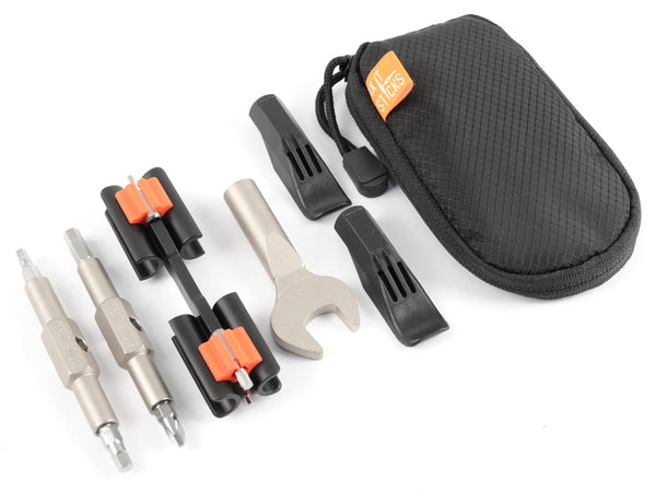 Commuter Kit (Replaceable Sticks, Bracket, 8 Bits, Tire Levers, 15mm Wrench, Case)