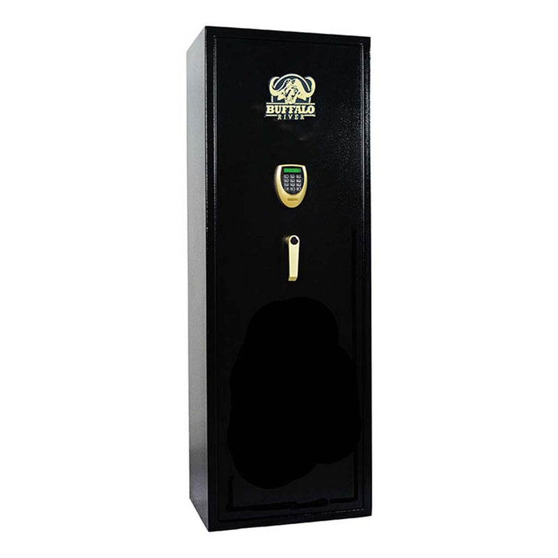 Buffalo River Gun Cabinet Gold Line with LCD - 14 Gun 1500x650x400